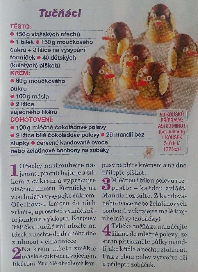 Recept - tučňáci