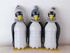 Tučňáci z plastových lahví